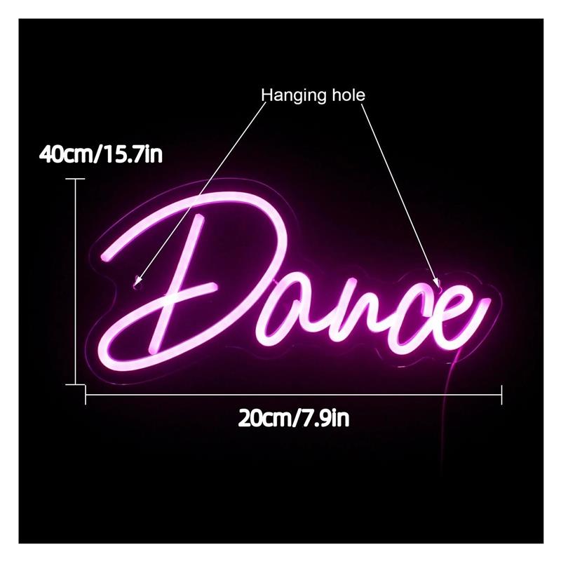 Неоновая вывеска «Танец» с роз – обзор и цена Home Gym Neon Sign